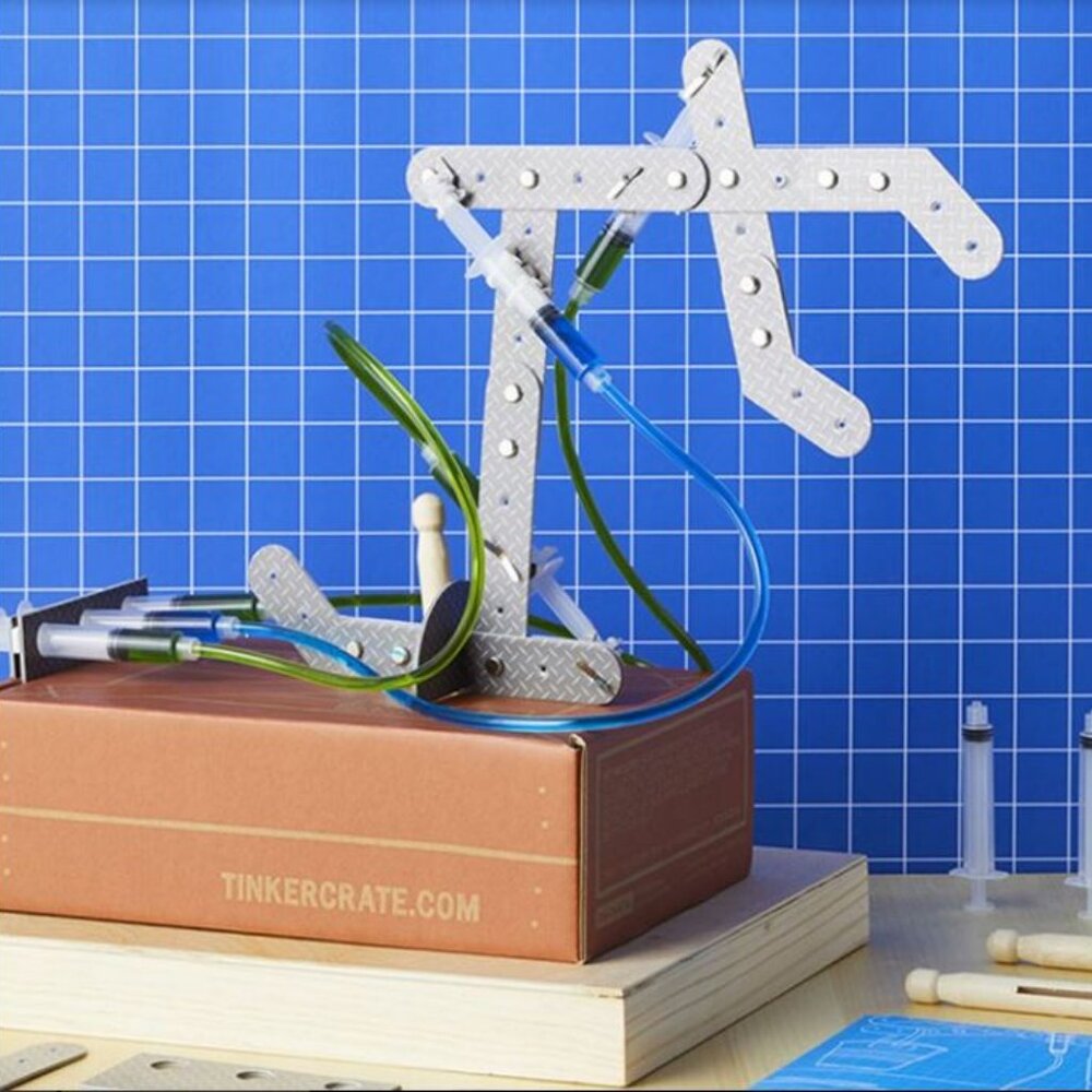 NEW KiwiCo. Kiwi Co. Hydraulic Claw Chemistry Science Kit Craft Engineering Topi - Picture 6 of 10
